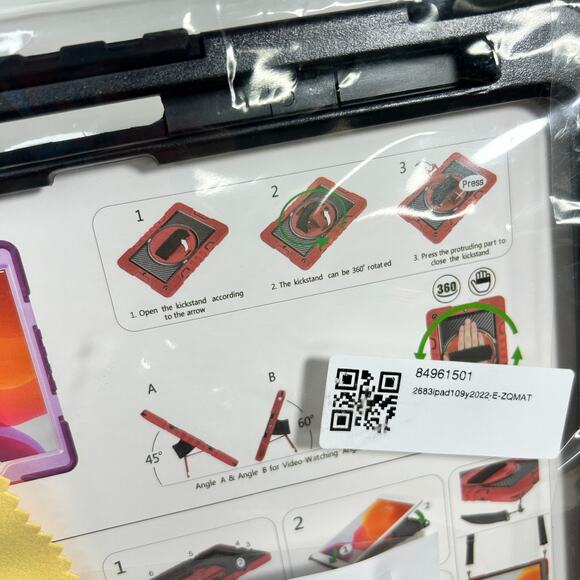 Heavy Duty Shockproof Stand Case For iPad 10th Gen 10.9 2022 - Picture 5 of 7